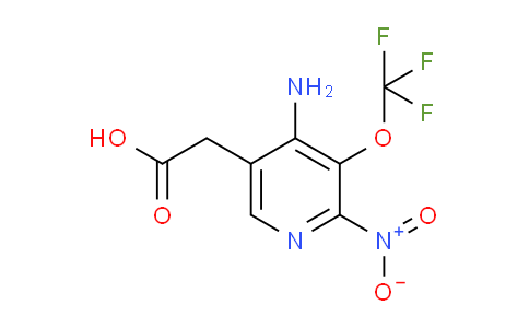 4-Amino-2-nitro-3-(trifluoromethoxy)pyridine-5-acetic acid