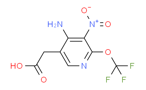 4-Amino-3-nitro-2-(trifluoromethoxy)pyridine-5-acetic acid