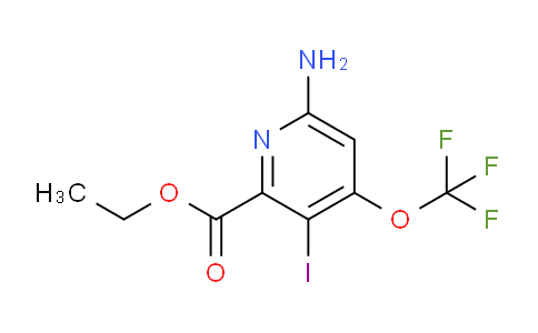 Ethyl 6-amino-3-iodo-4-(trifluoromethoxy)pyridine-2-carboxylate