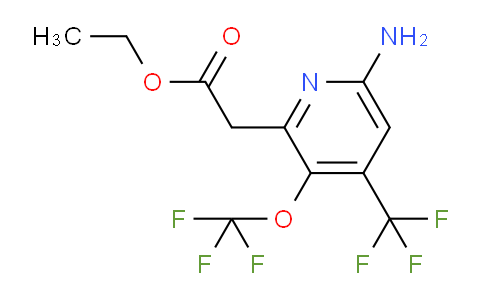 AM19315 | 1803577-05-0 | Ethyl 6-amino-3-(trifluoromethoxy)-4-(trifluoromethyl)pyridine-2-acetate