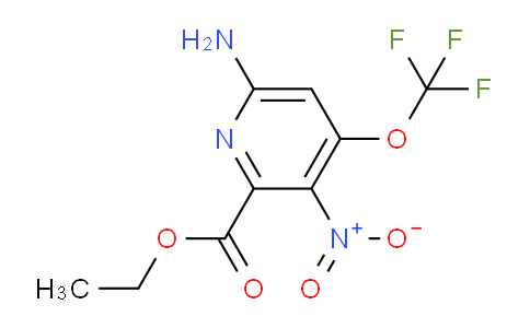 Ethyl 6-amino-3-nitro-4-(trifluoromethoxy)pyridine-2-carboxylate