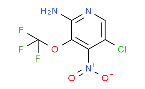 2-Amino-5-chloro-4-nitro-3-(trifluoromethoxy)pyridine