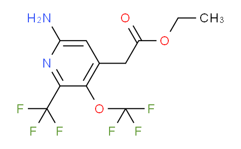 AM19316 | 1803989-82-3 | Ethyl 6-amino-3-(trifluoromethoxy)-2-(trifluoromethyl)pyridine-4-acetate