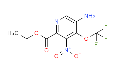 Ethyl 5-amino-3-nitro-4-(trifluoromethoxy)pyridine-2-carboxylate