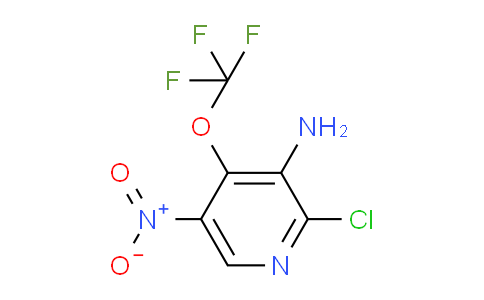 3-Amino-2-chloro-5-nitro-4-(trifluoromethoxy)pyridine