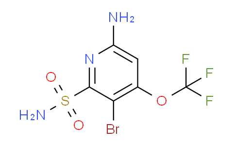 6-Amino-3-bromo-4-(trifluoromethoxy)pyridine-2-sulfonamide