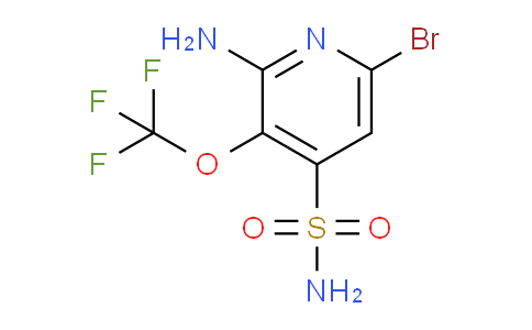 2-Amino-6-bromo-3-(trifluoromethoxy)pyridine-4-sulfonamide