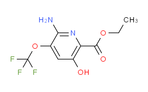 Ethyl 2-amino-5-hydroxy-3-(trifluoromethoxy)pyridine-6-carboxylate