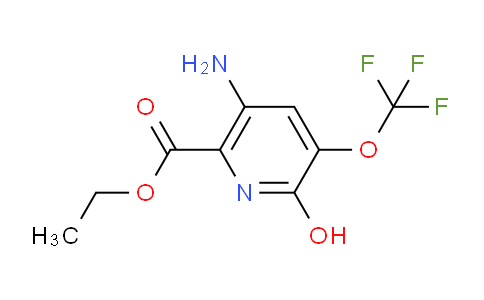 Ethyl 5-amino-2-hydroxy-3-(trifluoromethoxy)pyridine-6-carboxylate