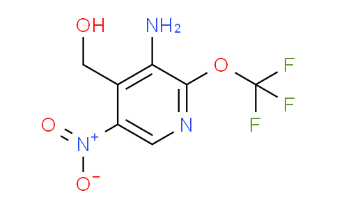 3-Amino-5-nitro-2-(trifluoromethoxy)pyridine-4-methanol