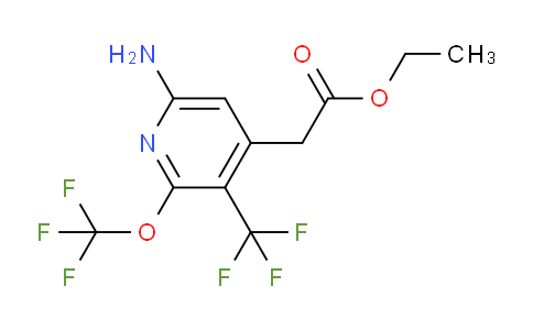 AM19323 | 1803989-85-6 | Ethyl 6-amino-2-(trifluoromethoxy)-3-(trifluoromethyl)pyridine-4-acetate
