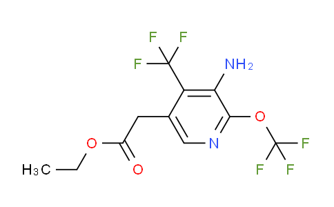 AM19324 | 1804539-24-9 | Ethyl 3-amino-2-(trifluoromethoxy)-4-(trifluoromethyl)pyridine-5-acetate