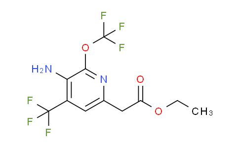 AM19325 | 1803665-20-4 | Ethyl 3-amino-2-(trifluoromethoxy)-4-(trifluoromethyl)pyridine-6-acetate