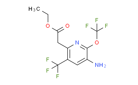 AM19327 | 1804027-04-0 | Ethyl 3-amino-2-(trifluoromethoxy)-5-(trifluoromethyl)pyridine-6-acetate