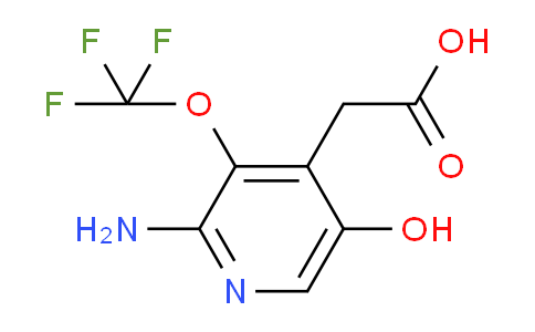 2-Amino-5-hydroxy-3-(trifluoromethoxy)pyridine-4-acetic acid