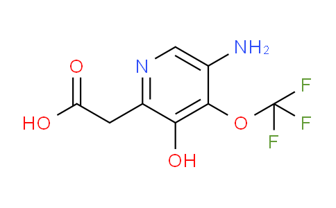 5-Amino-3-hydroxy-4-(trifluoromethoxy)pyridine-2-acetic acid