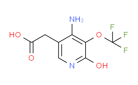 4-Amino-2-hydroxy-3-(trifluoromethoxy)pyridine-5-acetic acid