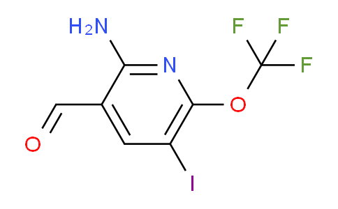2-Amino-5-iodo-6-(trifluoromethoxy)pyridine-3-carboxaldehyde