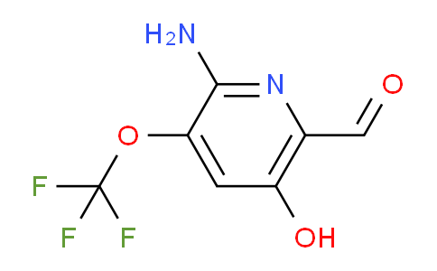 2-Amino-5-hydroxy-3-(trifluoromethoxy)pyridine-6-carboxaldehyde