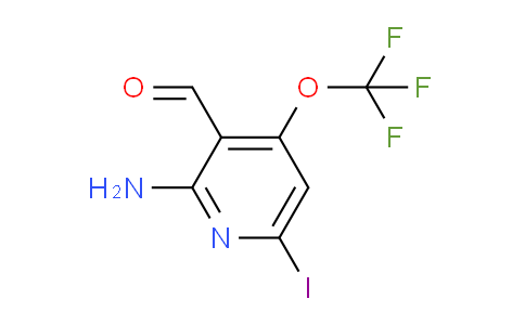 2-Amino-6-iodo-4-(trifluoromethoxy)pyridine-3-carboxaldehyde