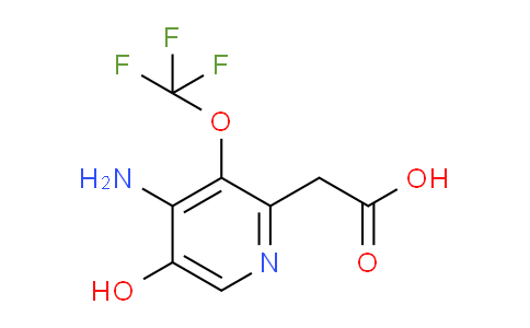 4-Amino-5-hydroxy-3-(trifluoromethoxy)pyridine-2-acetic acid