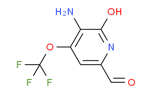 3-Amino-2-hydroxy-4-(trifluoromethoxy)pyridine-6-carboxaldehyde