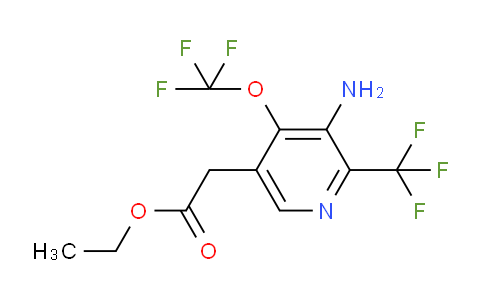 AM19330 | 1804539-32-9 | Ethyl 3-amino-4-(trifluoromethoxy)-2-(trifluoromethyl)pyridine-5-acetate