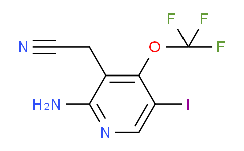 2-Amino-5-iodo-4-(trifluoromethoxy)pyridine-3-acetonitrile