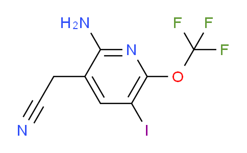 2-Amino-5-iodo-6-(trifluoromethoxy)pyridine-3-acetonitrile
