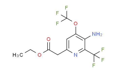AM19331 | 1804539-42-1 | Ethyl 3-amino-4-(trifluoromethoxy)-2-(trifluoromethyl)pyridine-6-acetate