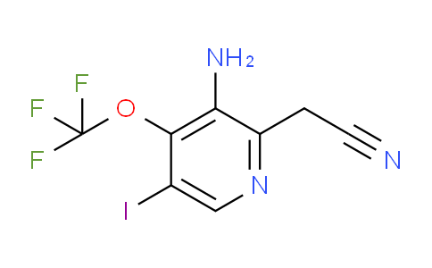 3-Amino-5-iodo-4-(trifluoromethoxy)pyridine-2-acetonitrile