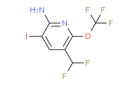 2-Amino-5-(difluoromethyl)-3-iodo-6-(trifluoromethoxy)pyridine