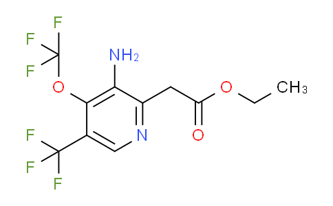 AM19332 | 1806096-32-1 | Ethyl 3-amino-4-(trifluoromethoxy)-5-(trifluoromethyl)pyridine-2-acetate