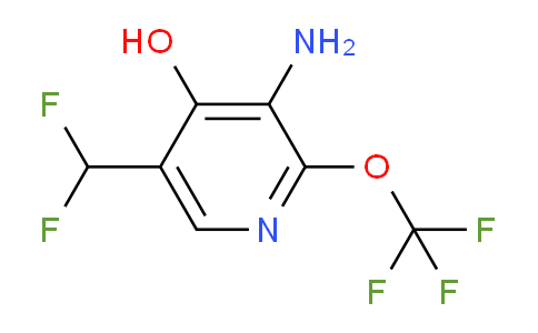 3-Amino-5-(difluoromethyl)-4-hydroxy-2-(trifluoromethoxy)pyridine