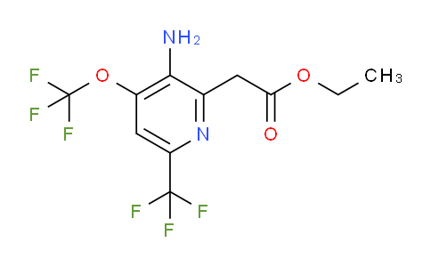 AM19334 | 1803665-24-8 | Ethyl 3-amino-4-(trifluoromethoxy)-6-(trifluoromethyl)pyridine-2-acetate