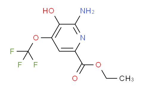 Ethyl 2-amino-3-hydroxy-4-(trifluoromethoxy)pyridine-6-carboxylate