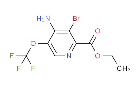 Ethyl 4-amino-3-bromo-5-(trifluoromethoxy)pyridine-2-carboxylate