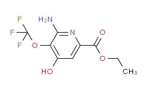 Ethyl 2-amino-4-hydroxy-3-(trifluoromethoxy)pyridine-6-carboxylate