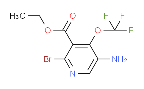 Ethyl 5-amino-2-bromo-4-(trifluoromethoxy)pyridine-3-carboxylate