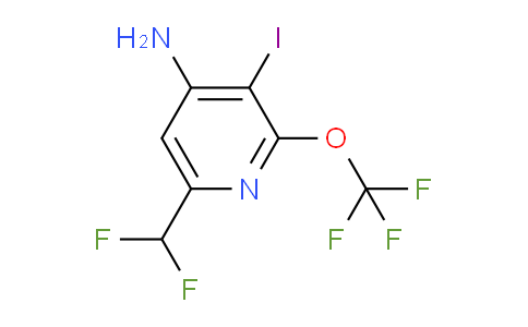 4-Amino-6-(difluoromethyl)-3-iodo-2-(trifluoromethoxy)pyridine