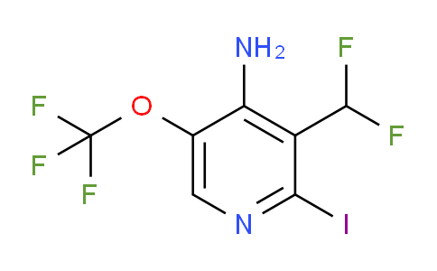 4-Amino-3-(difluoromethyl)-2-iodo-5-(trifluoromethoxy)pyridine