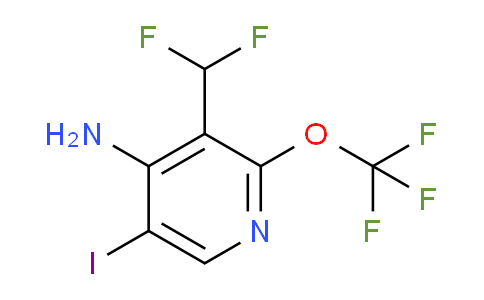 4-Amino-3-(difluoromethyl)-5-iodo-2-(trifluoromethoxy)pyridine