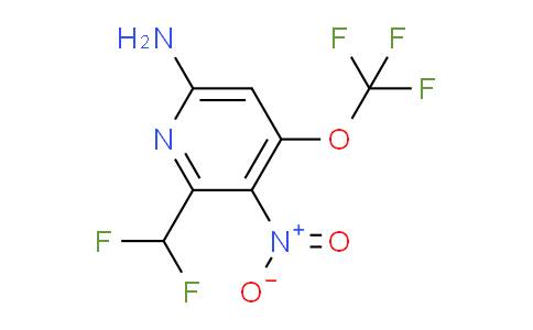 6-Amino-2-(difluoromethyl)-3-nitro-4-(trifluoromethoxy)pyridine