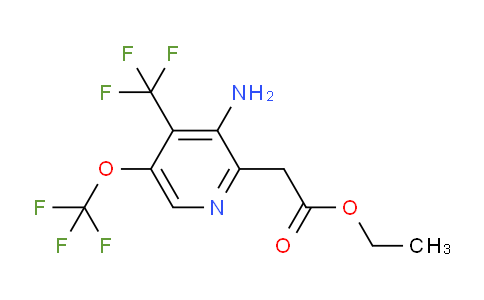 AM19338 | 1806096-40-1 | Ethyl 3-amino-5-(trifluoromethoxy)-4-(trifluoromethyl)pyridine-2-acetate