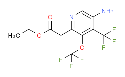 AM19339 | 1804027-38-0 | Ethyl 5-amino-3-(trifluoromethoxy)-4-(trifluoromethyl)pyridine-2-acetate
