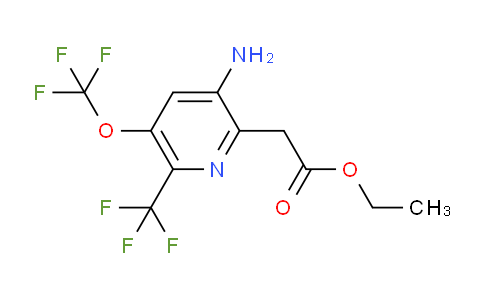 AM19340 | 1803950-04-0 | Ethyl 3-amino-5-(trifluoromethoxy)-6-(trifluoromethyl)pyridine-2-acetate
