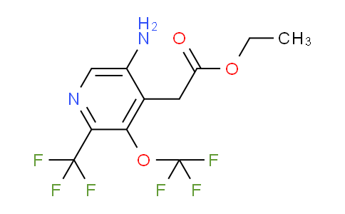 AM19341 | 1803665-27-1 | Ethyl 5-amino-3-(trifluoromethoxy)-2-(trifluoromethyl)pyridine-4-acetate