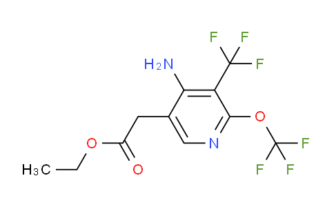 AM19342 | 1806096-46-7 | Ethyl 4-amino-2-(trifluoromethoxy)-3-(trifluoromethyl)pyridine-5-acetate