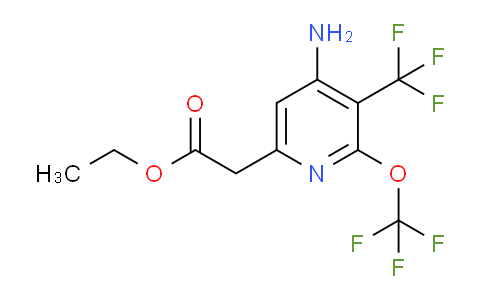 AM19343 | 1804539-58-9 | Ethyl 4-amino-2-(trifluoromethoxy)-3-(trifluoromethyl)pyridine-6-acetate