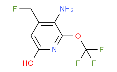 3-Amino-4-(fluoromethyl)-6-hydroxy-2-(trifluoromethoxy)pyridine